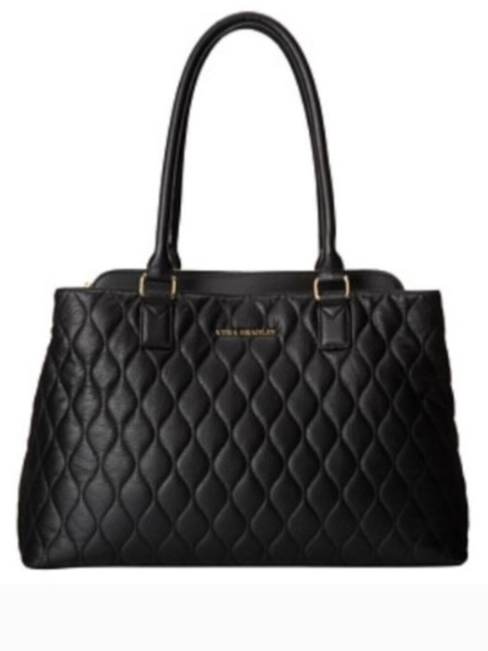 Vera Bradley Quilted Emma Tote in Black